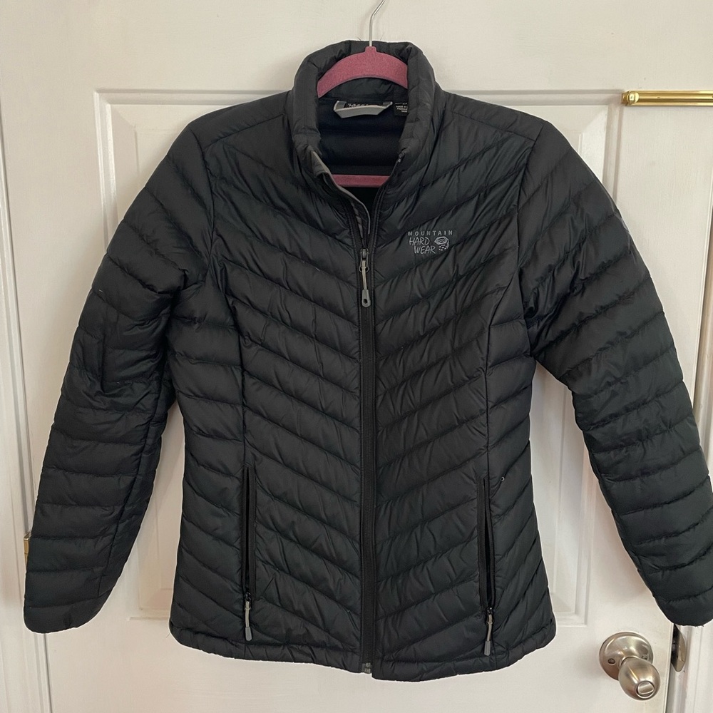 Women’s black Mountain Hardwear winter jacket